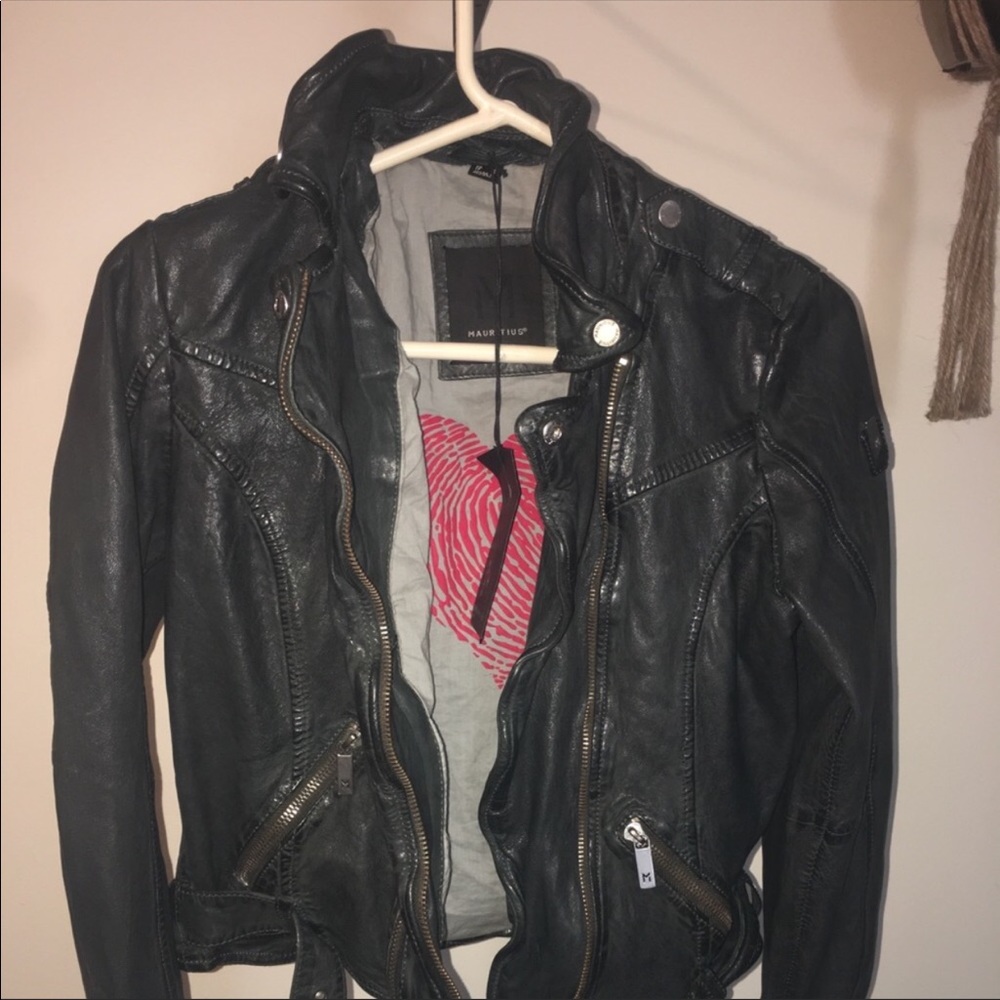 Mauritius leather jacket brand new